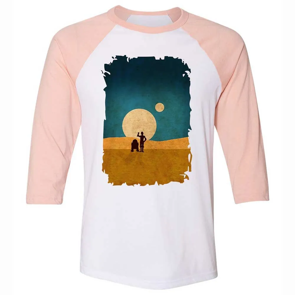 Droids In The Dunes - White/Heather Peach - 5
