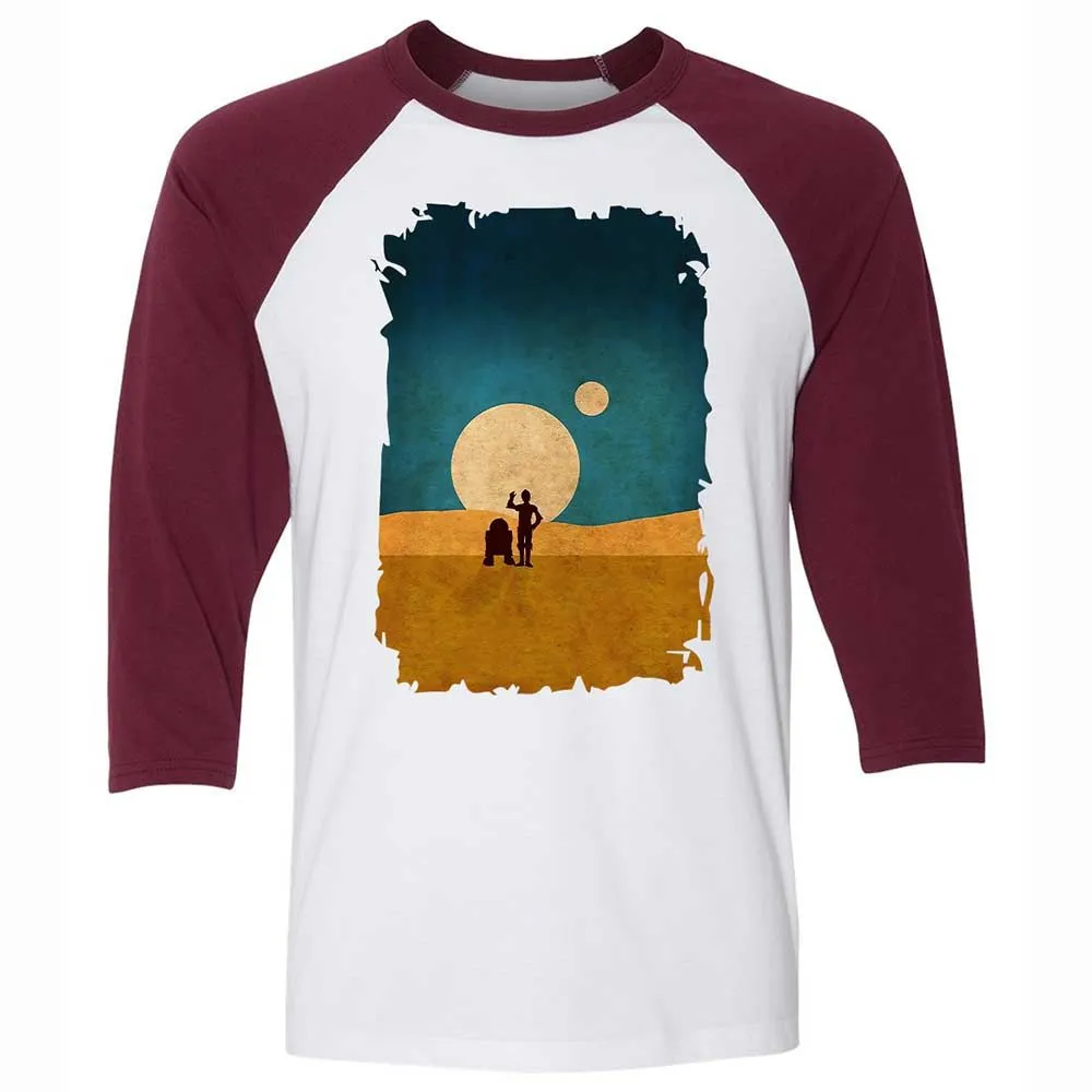 Droids In The Dunes - White/Maroon - 7