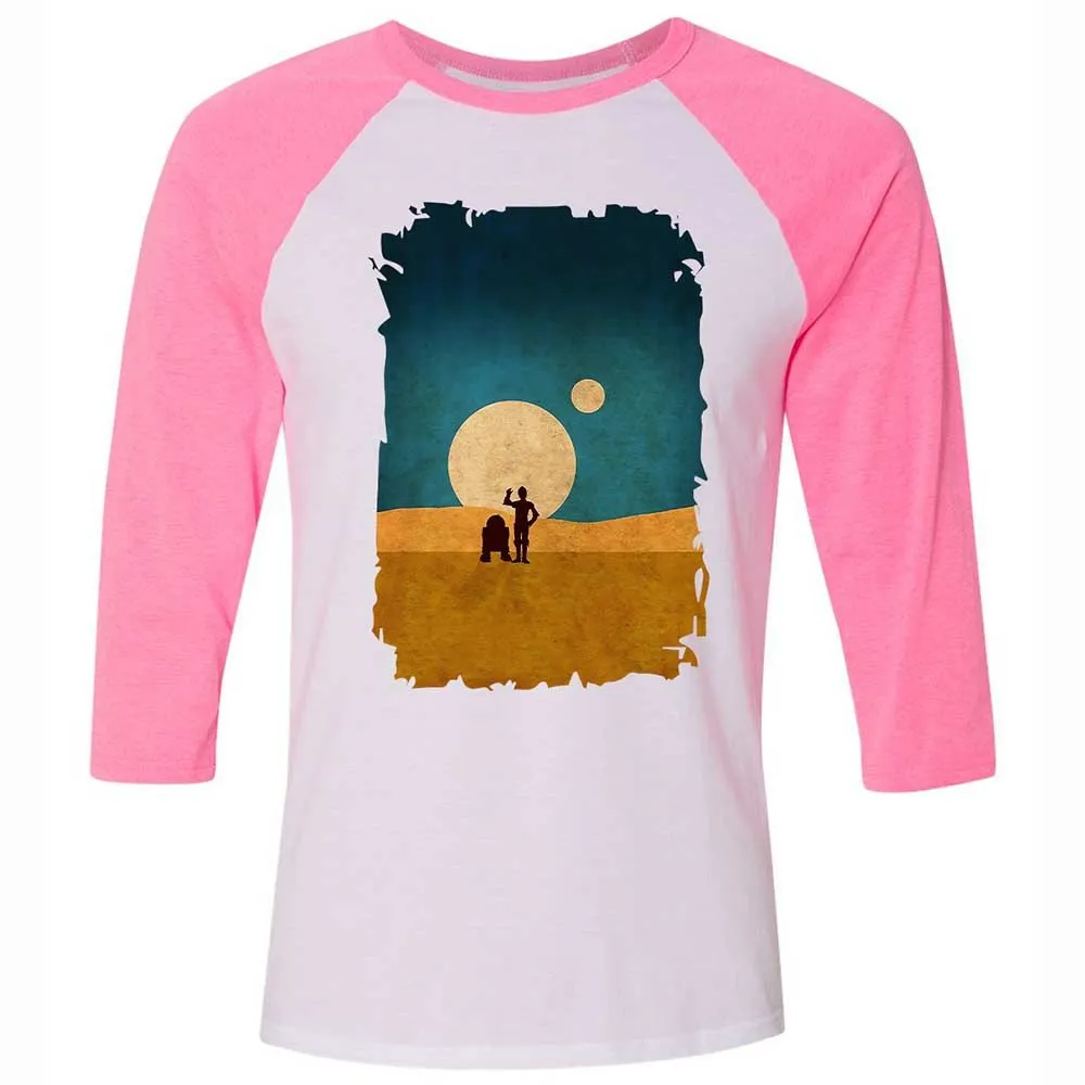 Droids In The Dunes - White/Neon Pink - 12