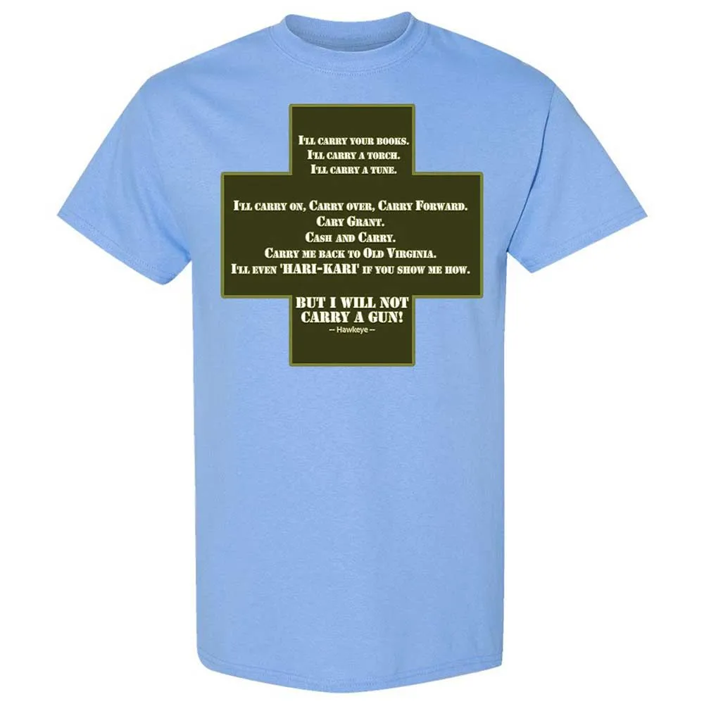 I Will Not Carry a Gun - Carolina Blue - 4