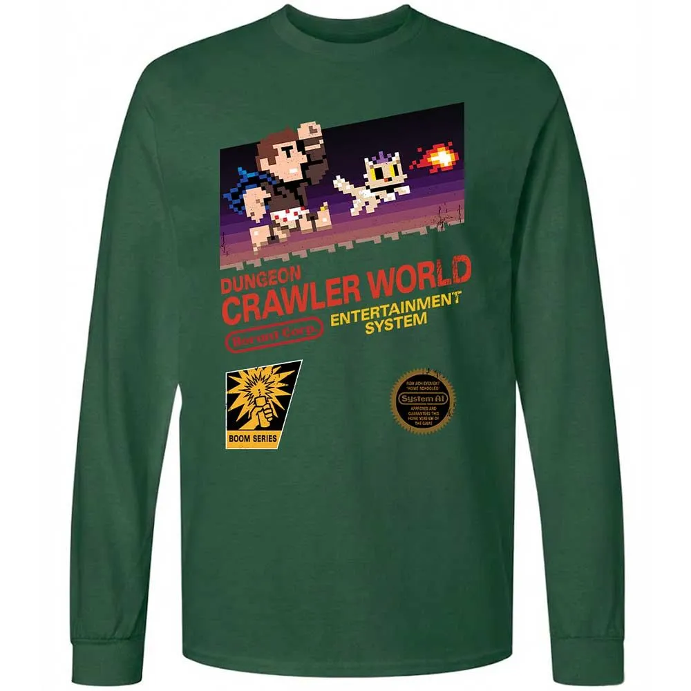 Long Sleeve T-Shirt - LTRKDG7Y - Forest Green - 4