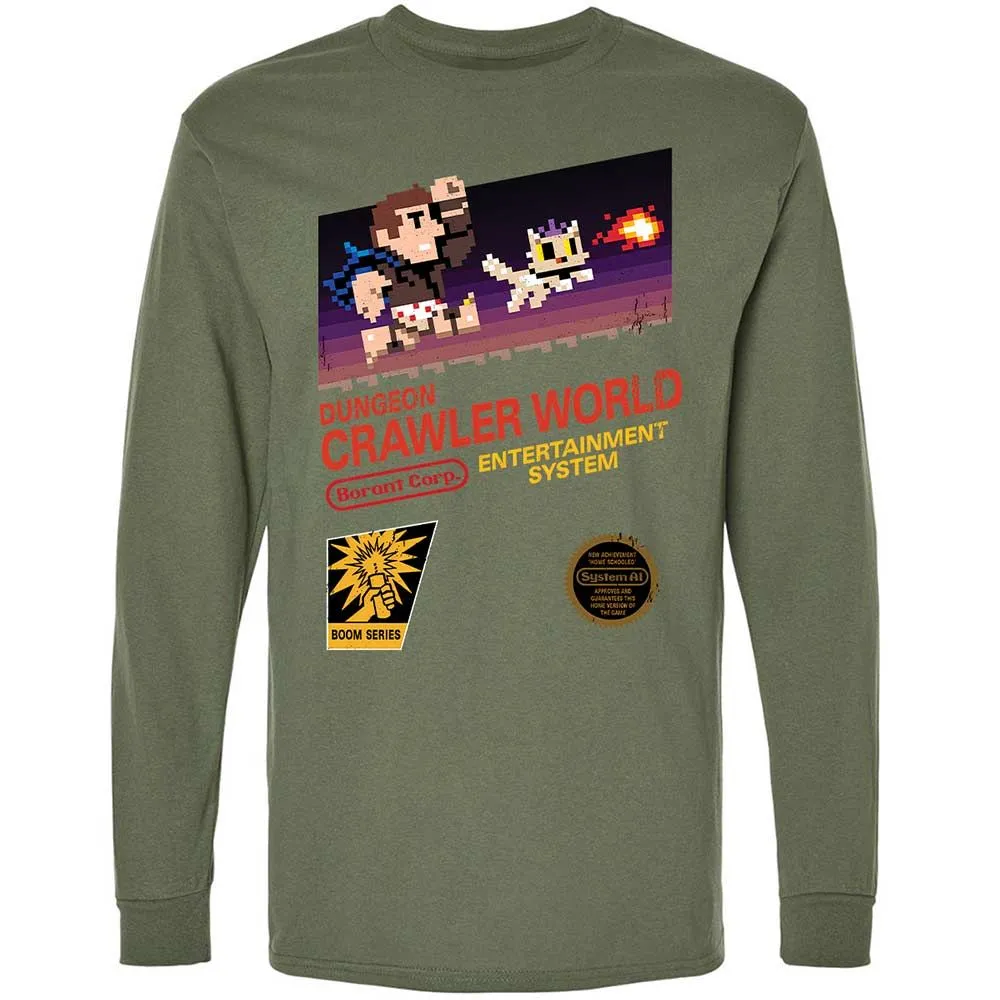 Long Sleeve T-Shirt - LTRKDG7Y - Military Green - 9