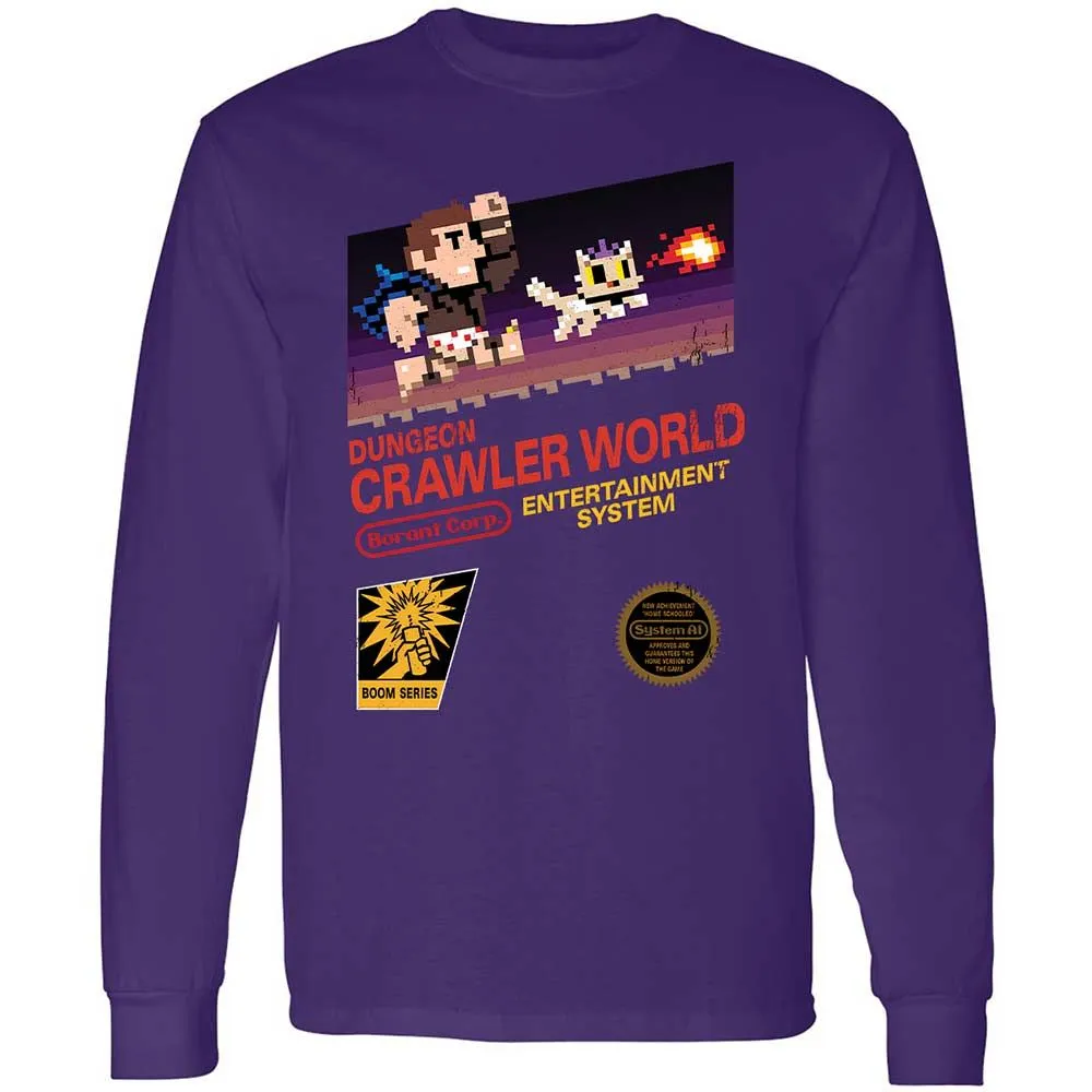 Long Sleeve T-Shirt - LTRKDG7Y - Purple - 12