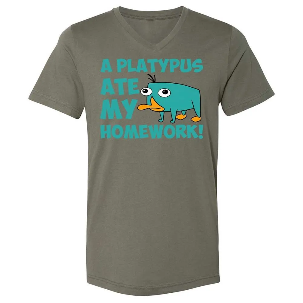 Unisex V-Neck T-Shirt - 5LF2ZZDD - Military Green - 11