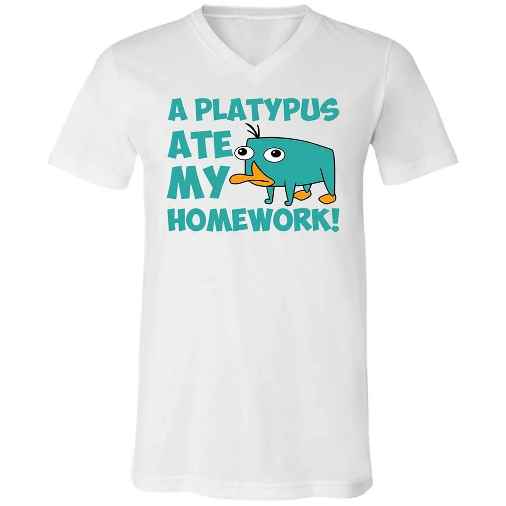 Unisex V-Neck T-Shirt - 5LF2ZZDD - White - 16