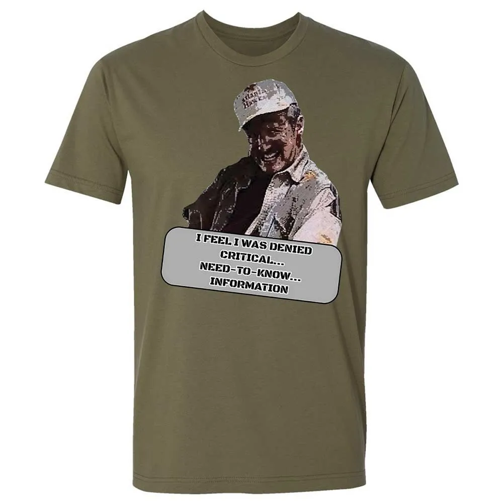 Need To Know Information - Military Green - 12