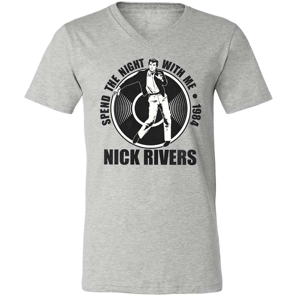 Unisex V-Neck T-Shirt - UVXAY29G - Athletic Heather - 2