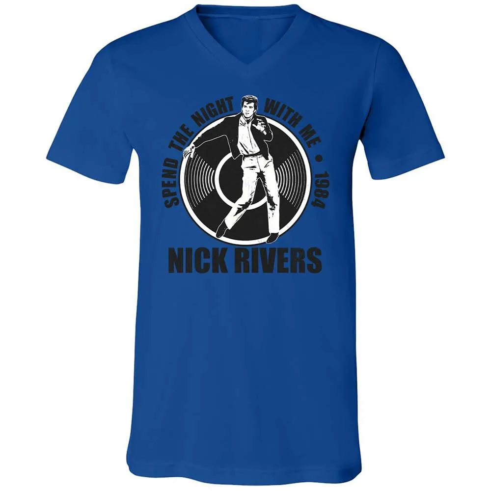 Unisex V-Neck T-Shirt - UVXAY29G - True Royal - 3