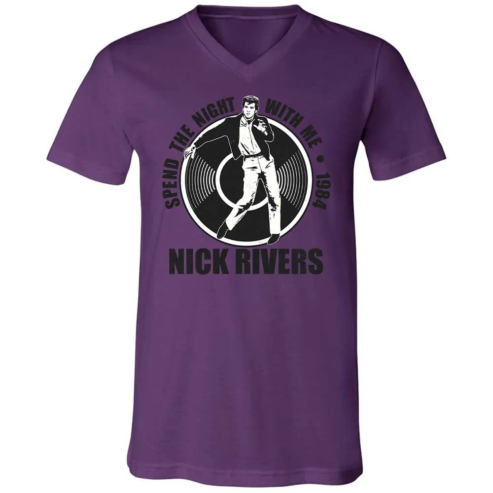Unisex V-Neck T-Shirt - UVXAY29G - Team Purple - 10