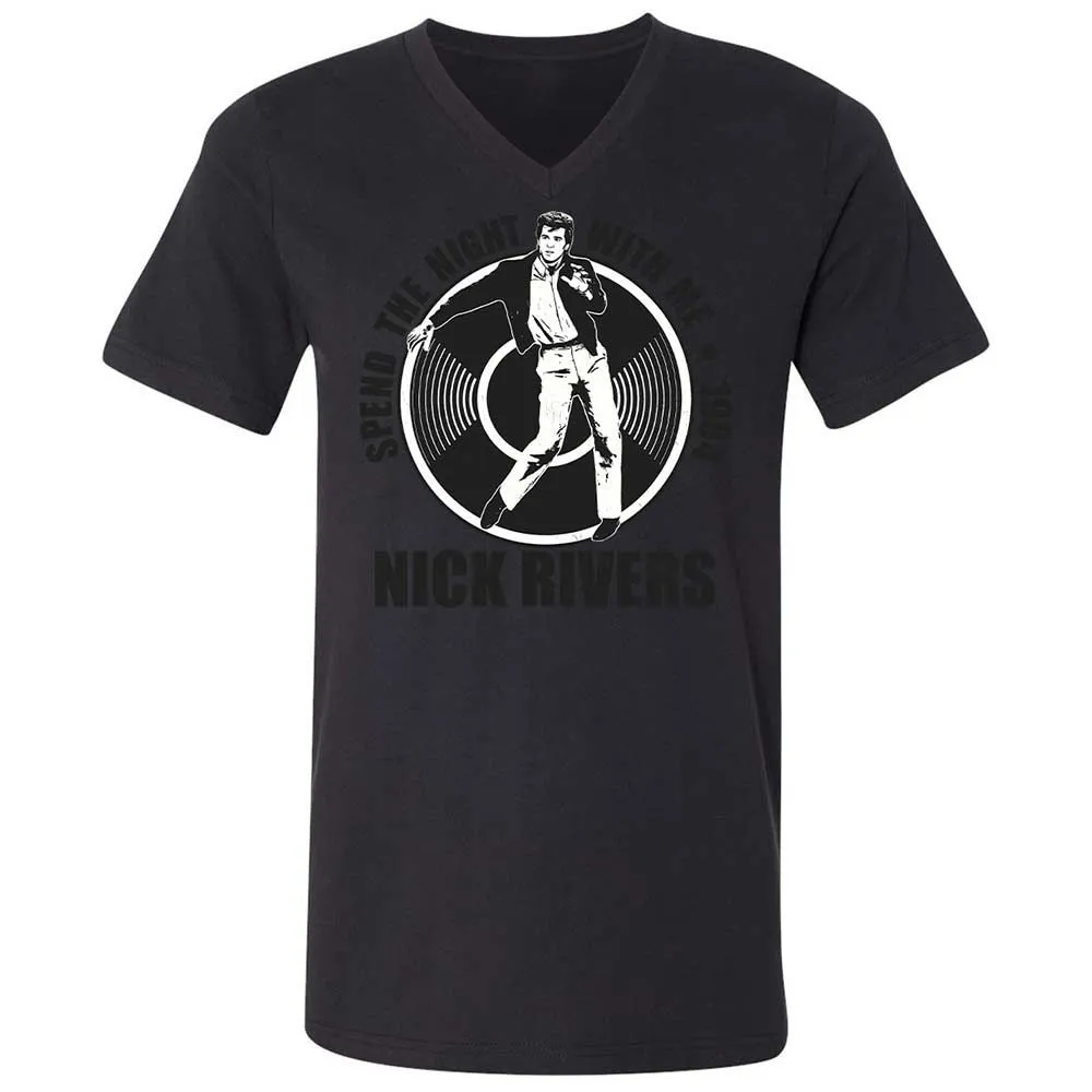 Unisex V-Neck T-Shirt - UVXAY29G - Black - 11