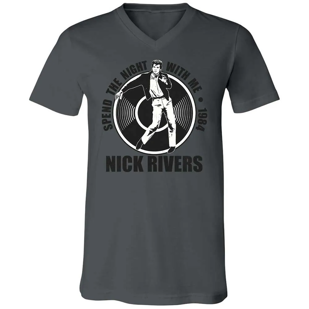 Unisex V-Neck T-Shirt - UVXAY29G - Asphalt - 16
