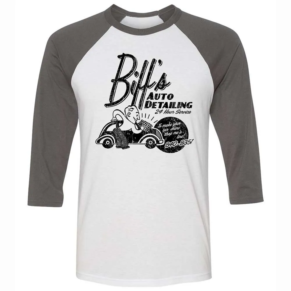 Unisex 3/4 Baseball Tee - A72CG2VK - White/Asphalt - 2