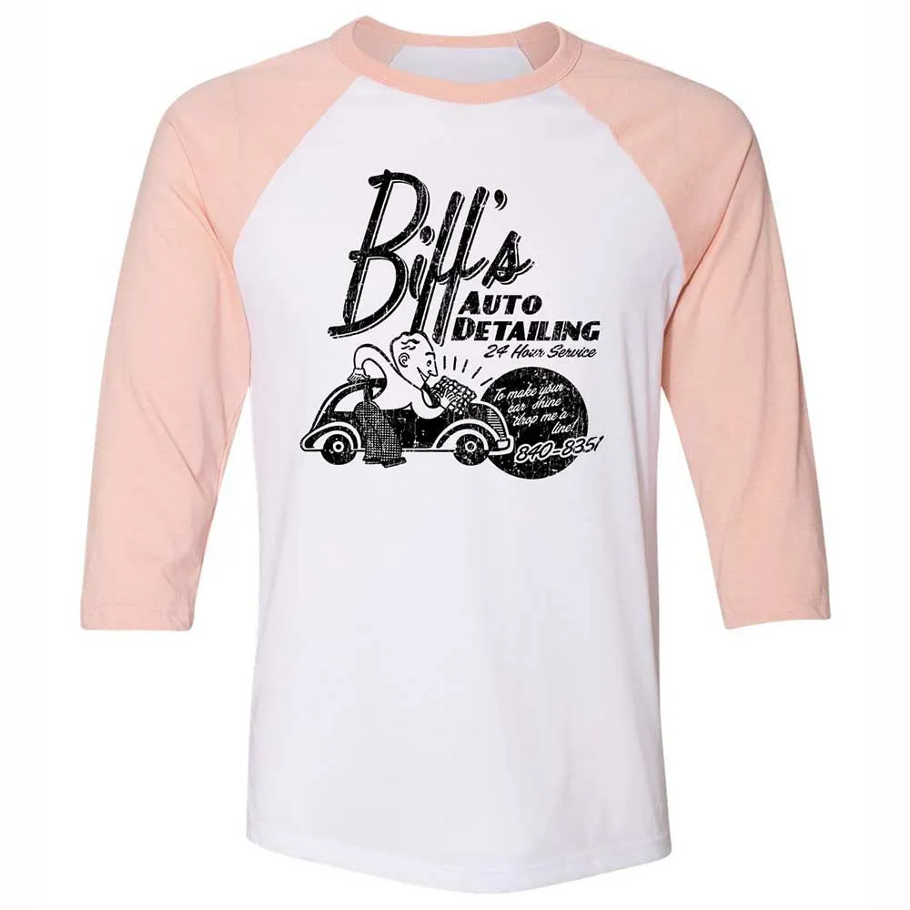Unisex 3/4 Baseball Tee - A72CG2VK - White/Heather Peach - 5
