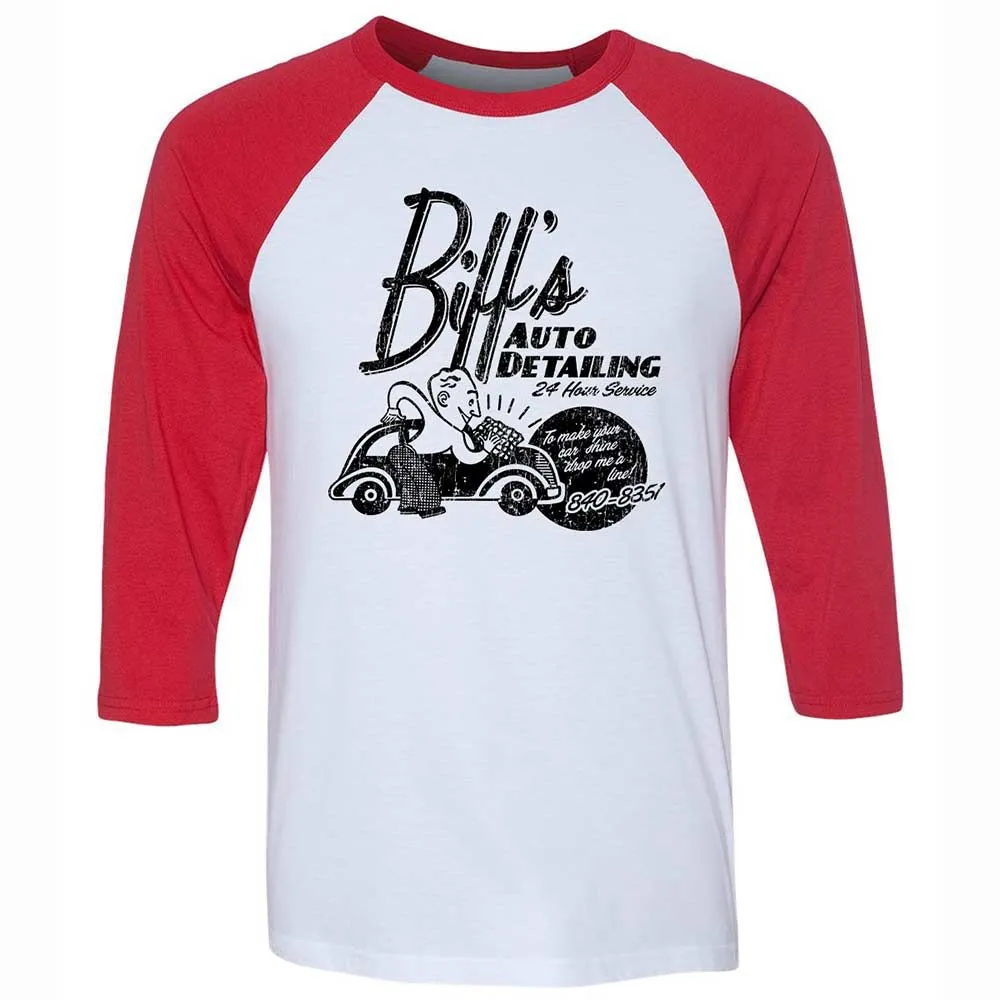 Unisex 3/4 Baseball Tee - A72CG2VK - White/Red - 9