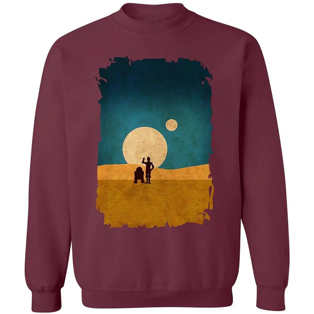 Droids In The Dunes - Maroon - 20