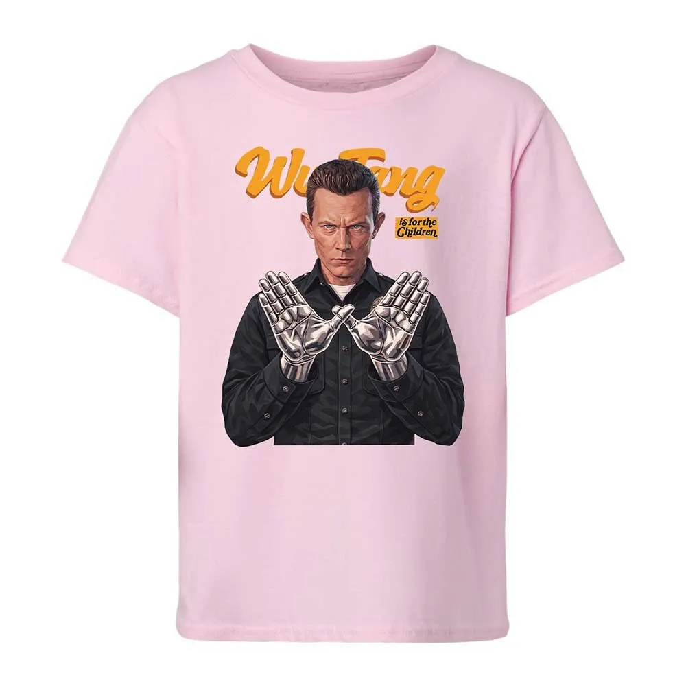 Kids T-Shirt - Black - Light Pink - 7