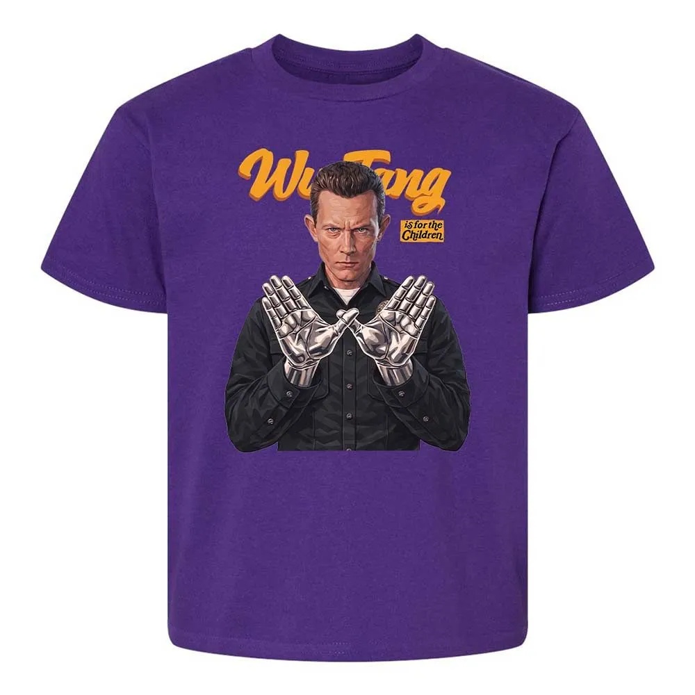 Kids T-Shirt - Black - Purple - 17
