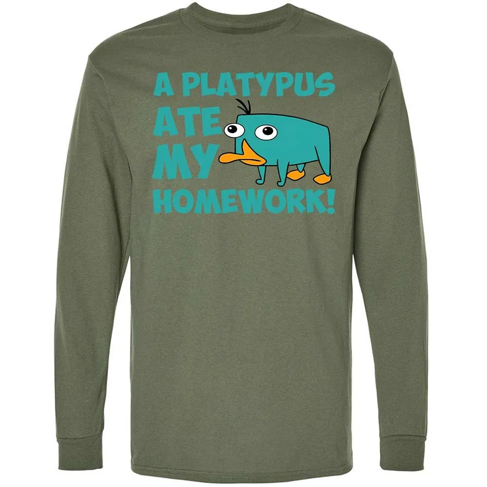Long Sleeve T-Shirt - 6LXPWY7V - Military Green - 9