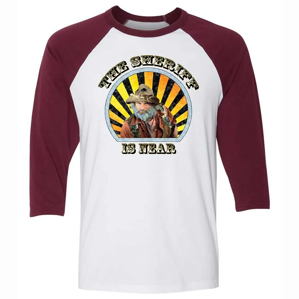 The Sheriff Is Near - White/Maroon - 7