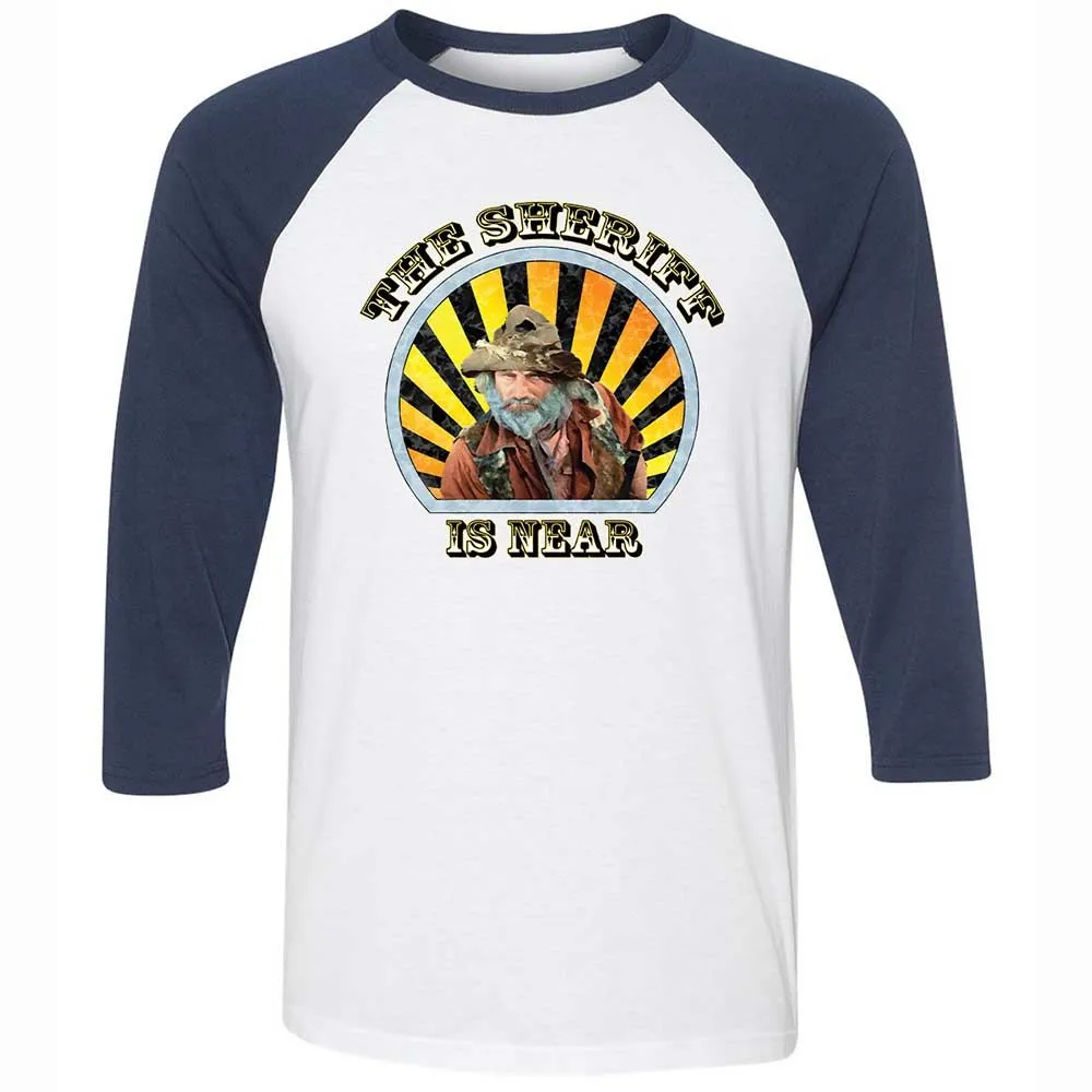 The Sheriff Is Near - White/Navy - 8