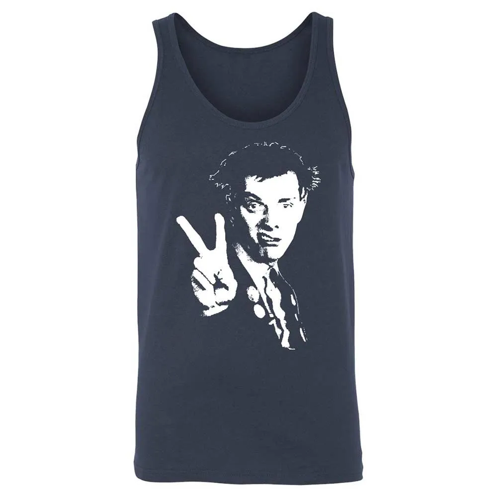 Unisex Jersey Tank - Black - Navy - 2