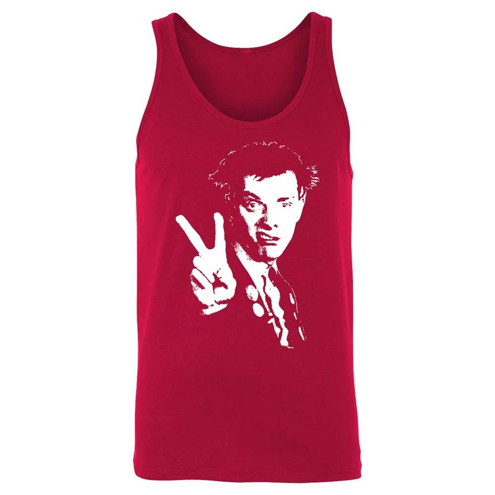 Unisex Jersey Tank - Black - Red - 6