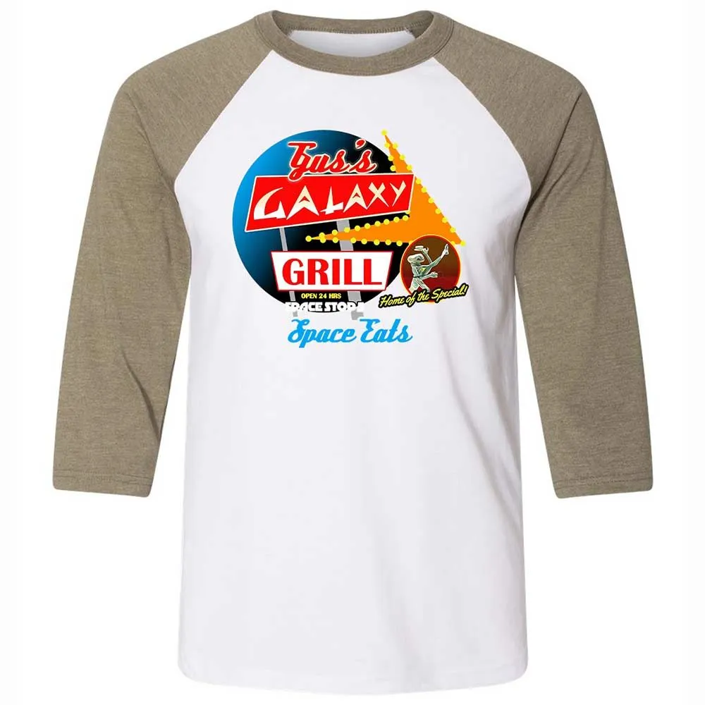 Unisex 3/4 Baseball Tee - BL7RLPRT - White/Heather Olive - 4