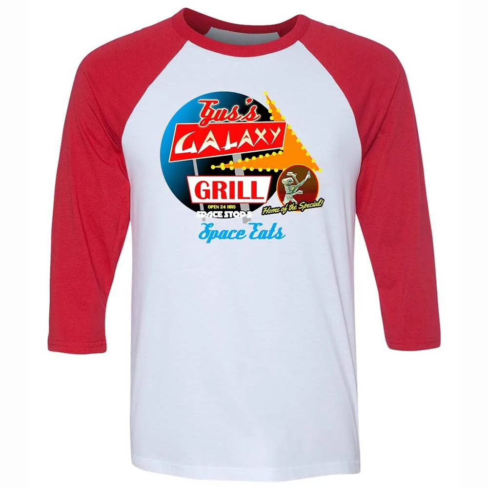 Unisex 3/4 Baseball Tee - BL7RLPRT - White/Red - 9