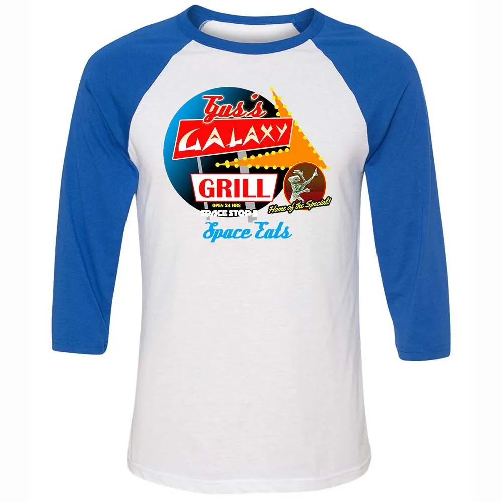 Unisex 3/4 Baseball Tee - BL7RLPRT - White/True Royal - 10