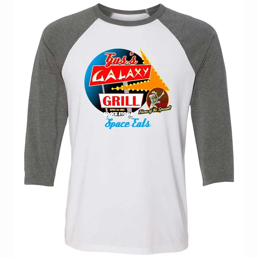 Unisex 3/4 Baseball Tee - BL7RLPRT - White/Deep Heather - 11