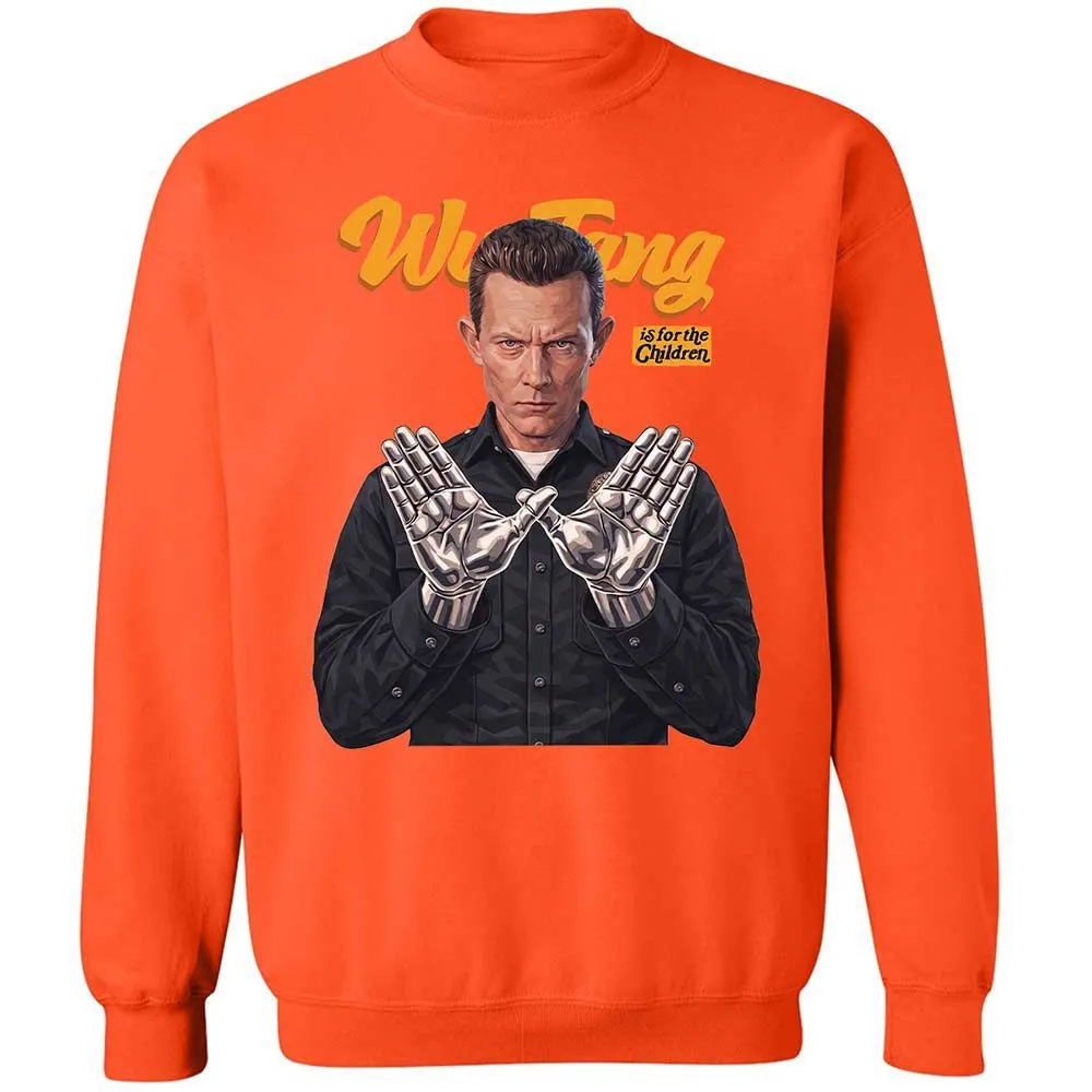 Classic Unisex Sweatshirt - Black - Orange - 12