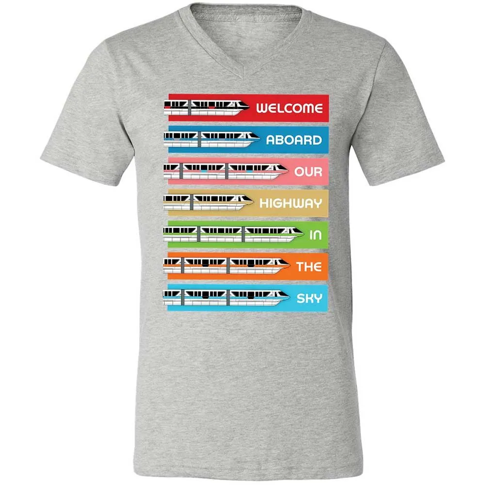 Unisex V-Neck T-Shirt - Black - Athletic Heather - 15