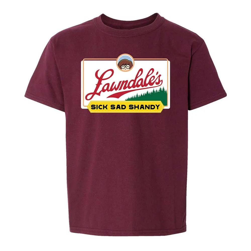 Kids T-Shirt - QCXUZP7V - Maroon - 14