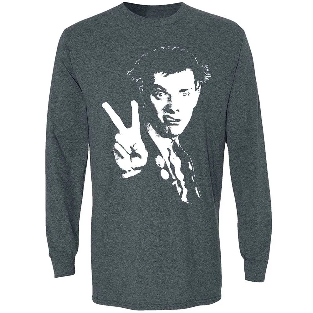Long Sleeve T-Shirt - Black - Dark Heather - 5