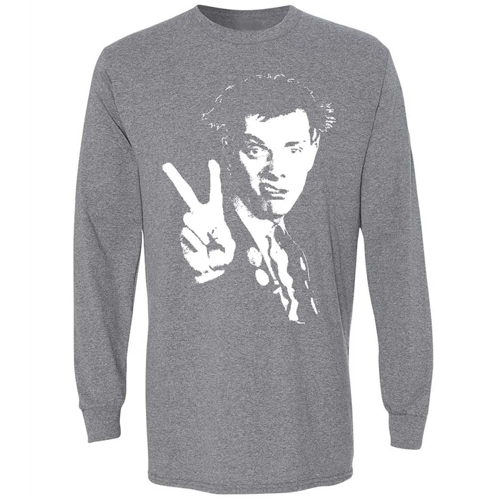Long Sleeve T-Shirt - Black - Graphite Heather - 8