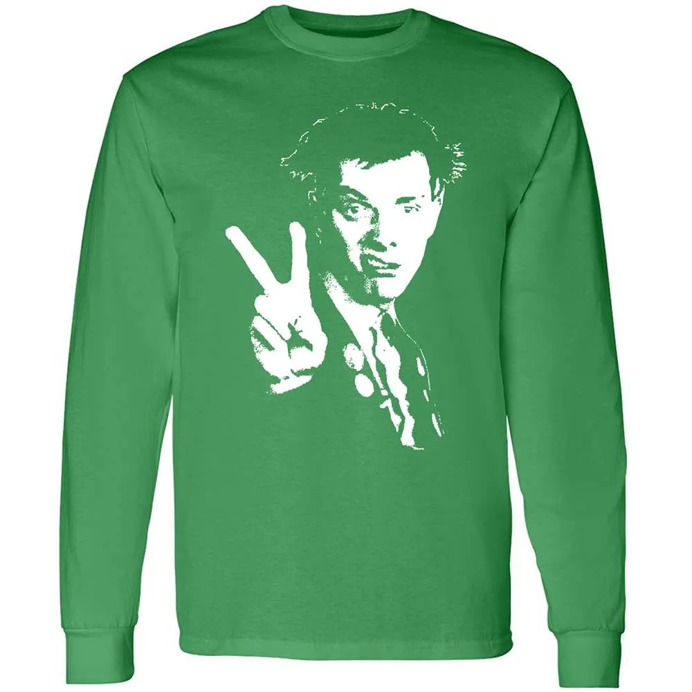 Long Sleeve T-Shirt - Black - Irish Green - 10