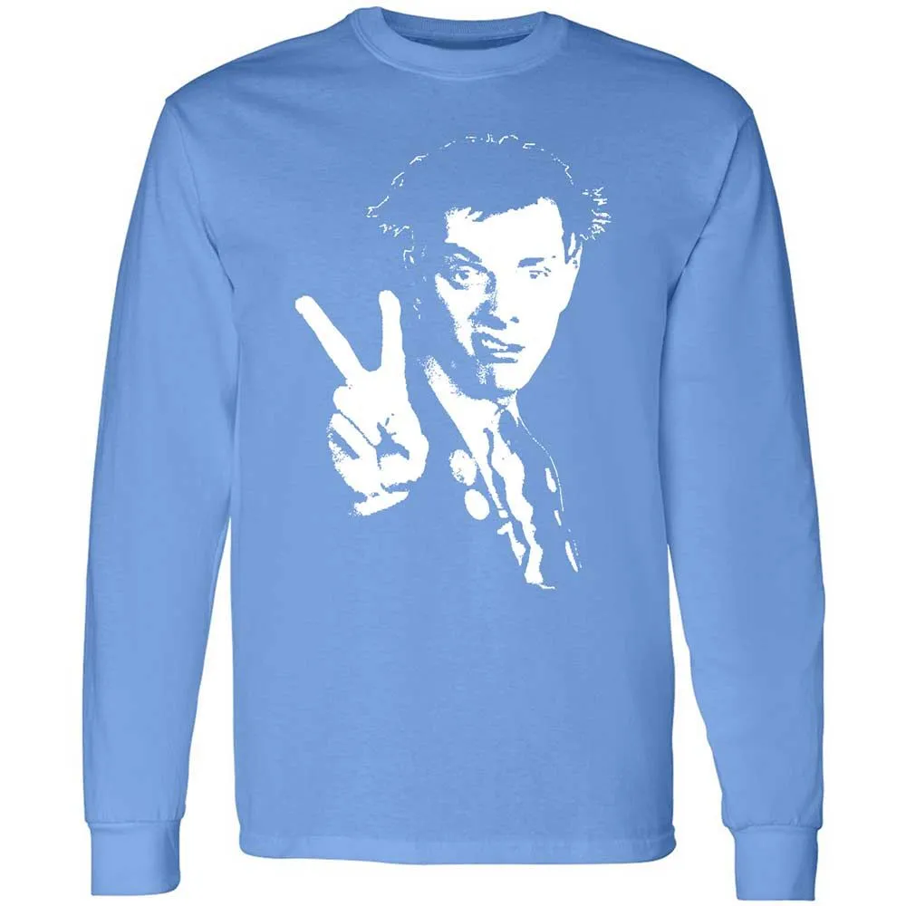 Long Sleeve T-Shirt - Black - Carolina Blue - 15
