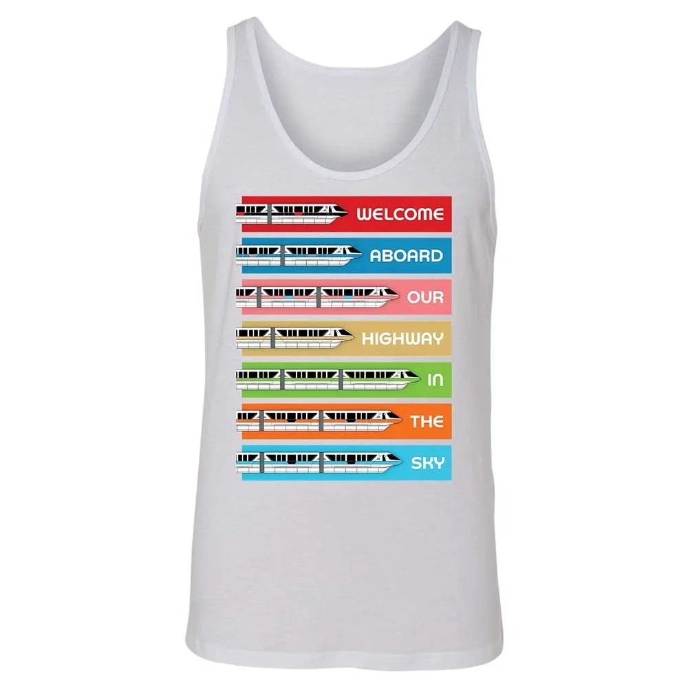 Unisex Jersey Tank - Black - White - 9