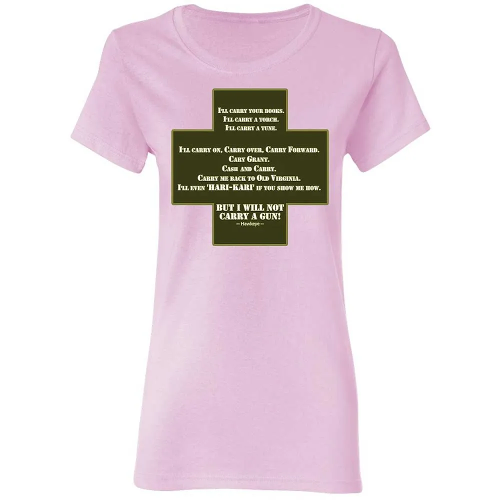 I Will Not Carry a Gun - Light Pink - 3