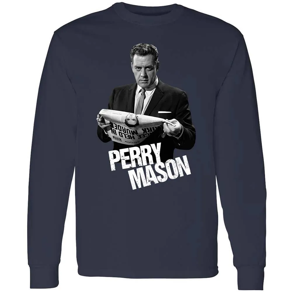 Long Sleeve T-Shirt - M9KSE5RX - Navy - 2