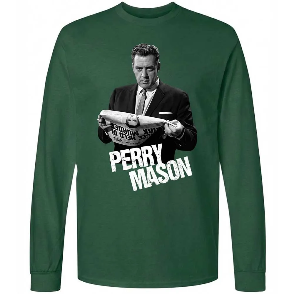 Long Sleeve T-Shirt - M9KSE5RX - Forest Green - 4