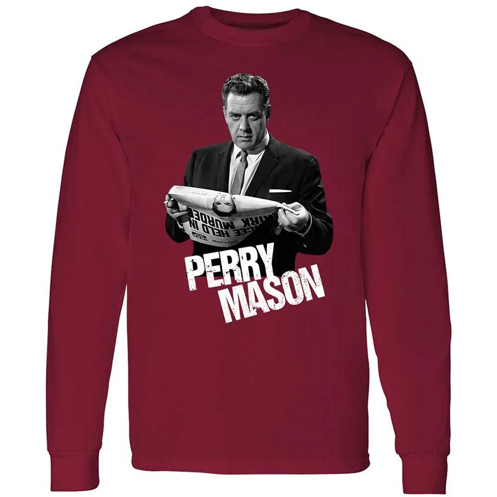 Long Sleeve T-Shirt - M9KSE5RX - Cardinal Red - 7