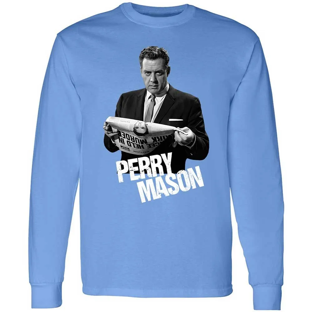 Long Sleeve T-Shirt - M9KSE5RX - Carolina Blue - 15
