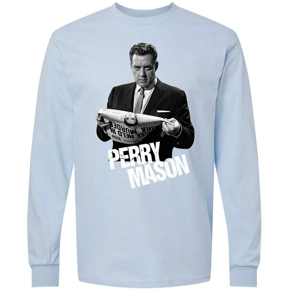Long Sleeve T-Shirt - M9KSE5RX - Light Blue - 18