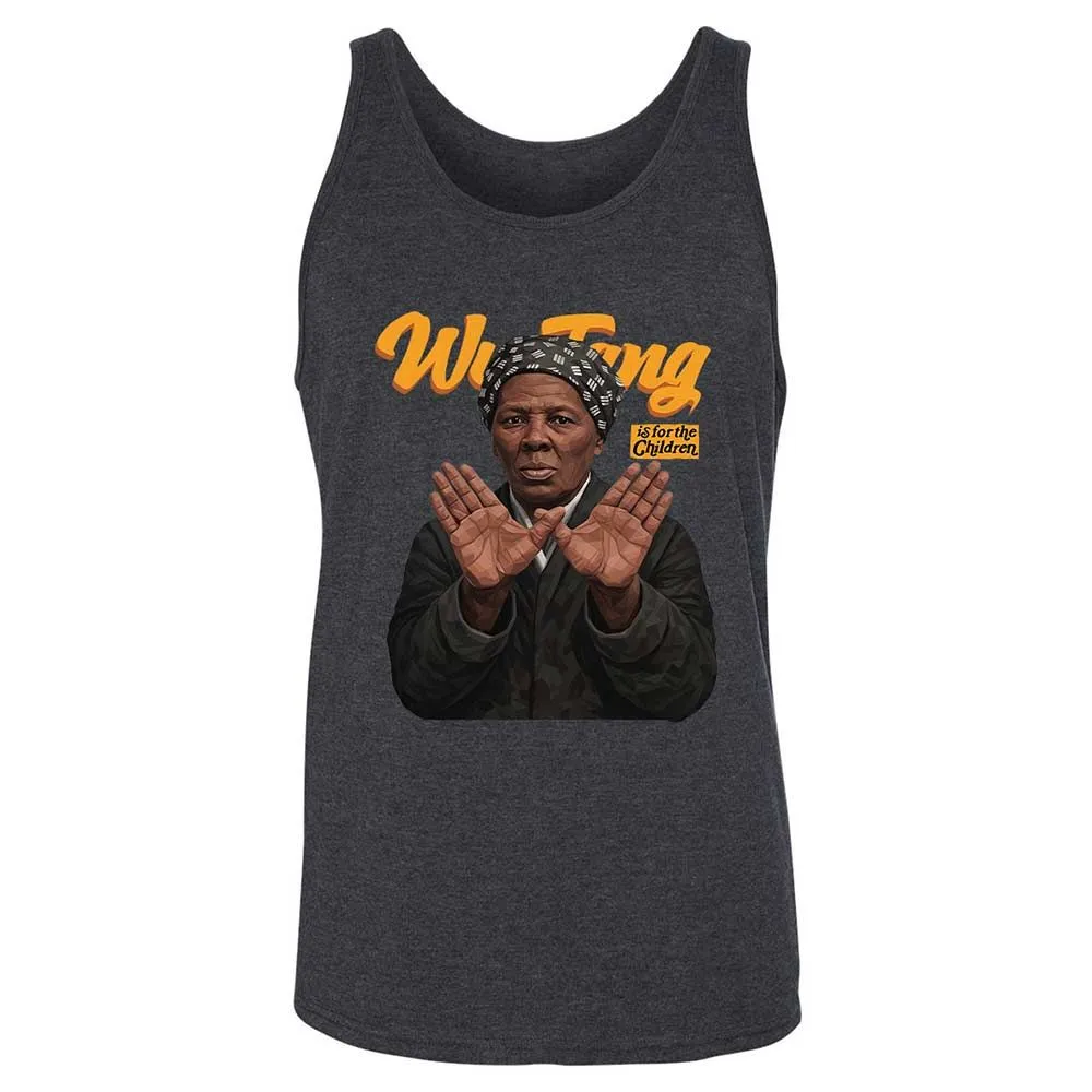 Unisex Jersey Tank - Black - Dark Grey Heather - 5