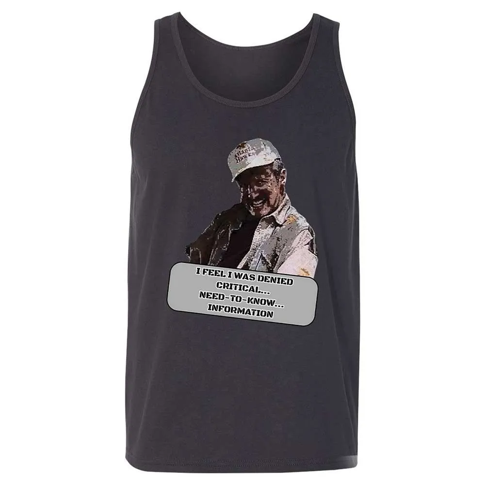 Need To Know Information - Dark Grey - 9