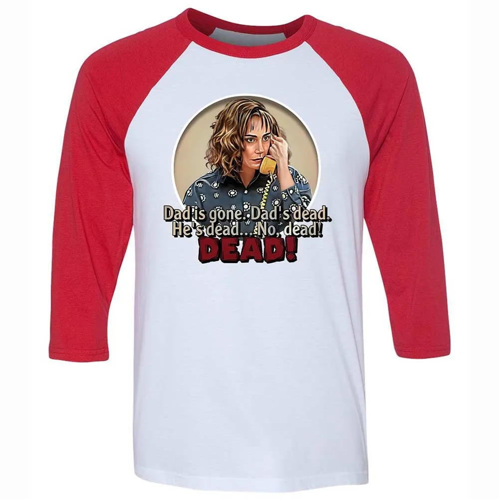 Unisex 3/4 Baseball Tee - CY78AZJ2 - White/Red - 9
