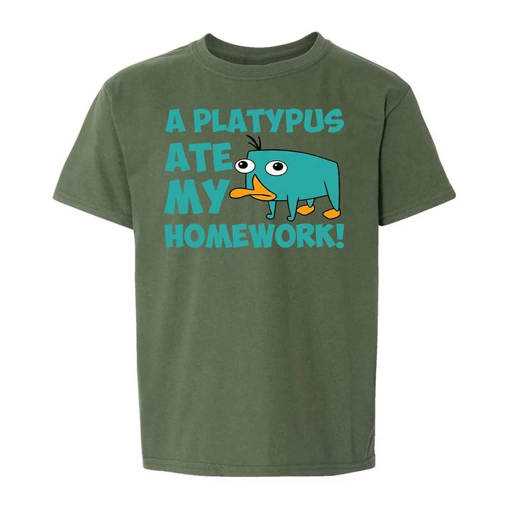 Kids T-Shirt - DA3TH5ZN - Military Green - 19