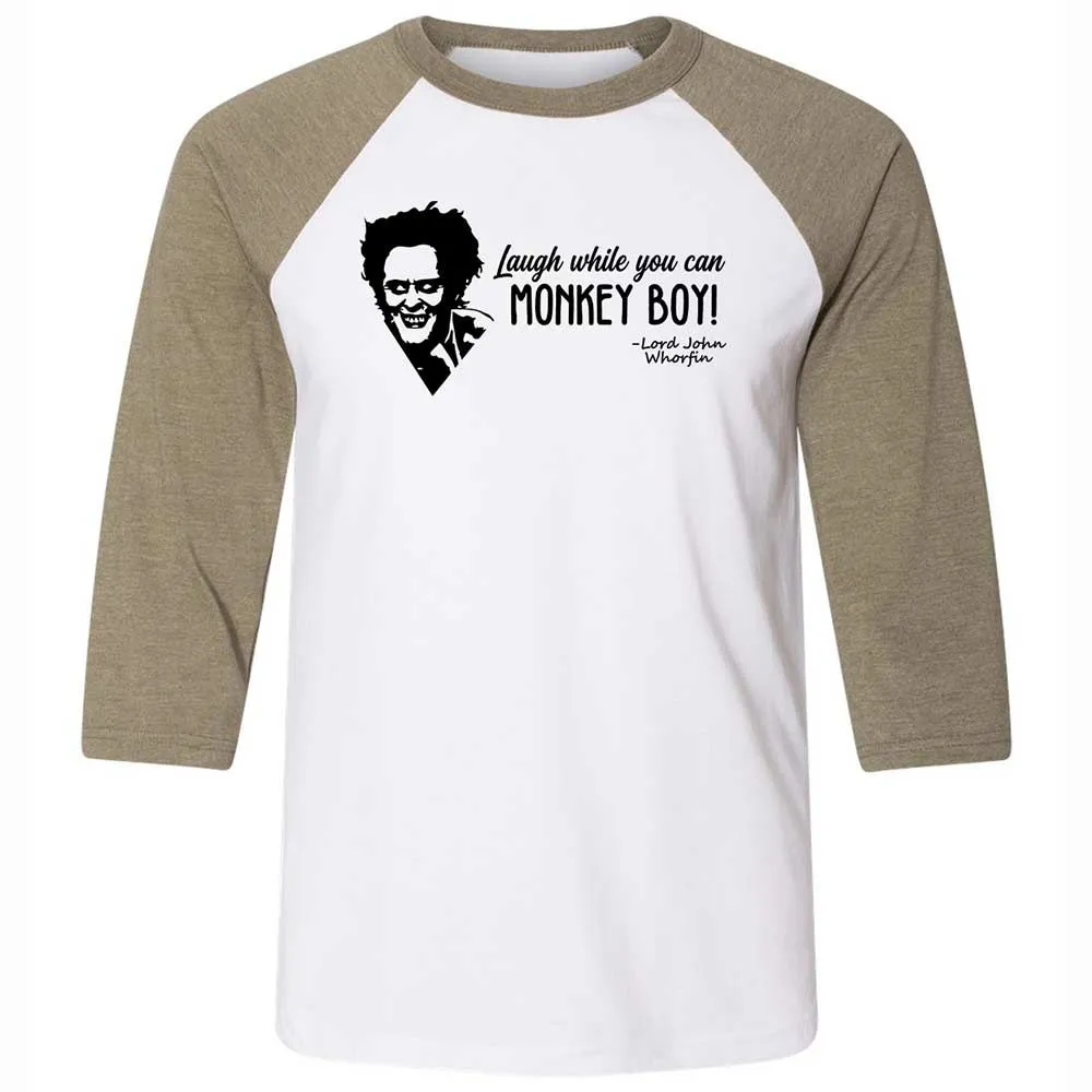 Laugh while you can - White/Heather Olive - 4