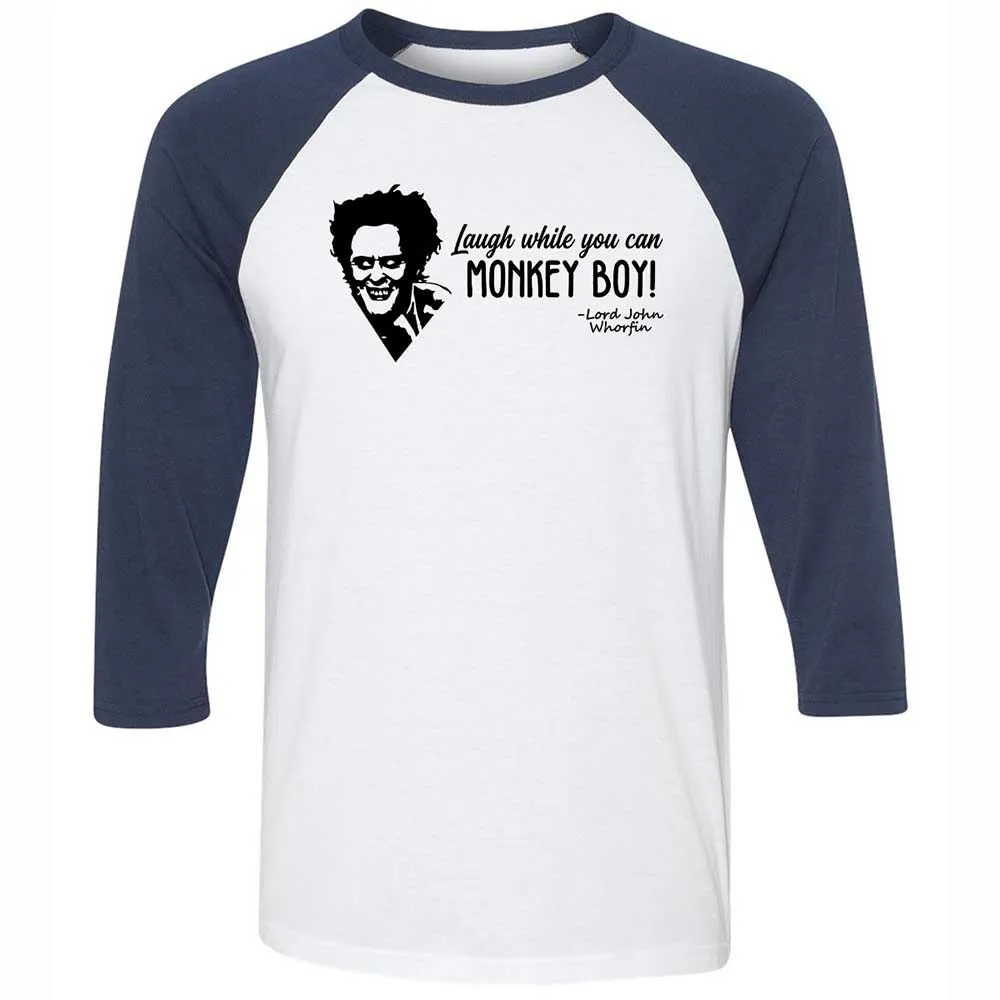 Laugh while you can - White/Navy - 8